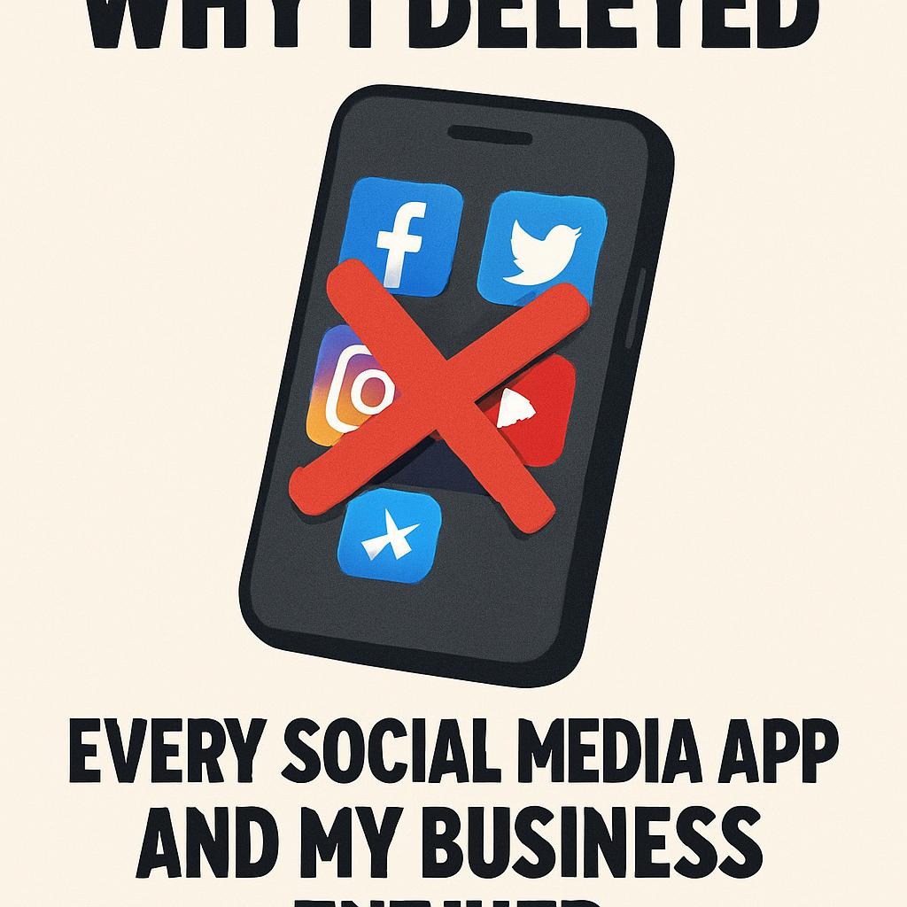 Why I Deleted Every Social Media App and My Business Thrived