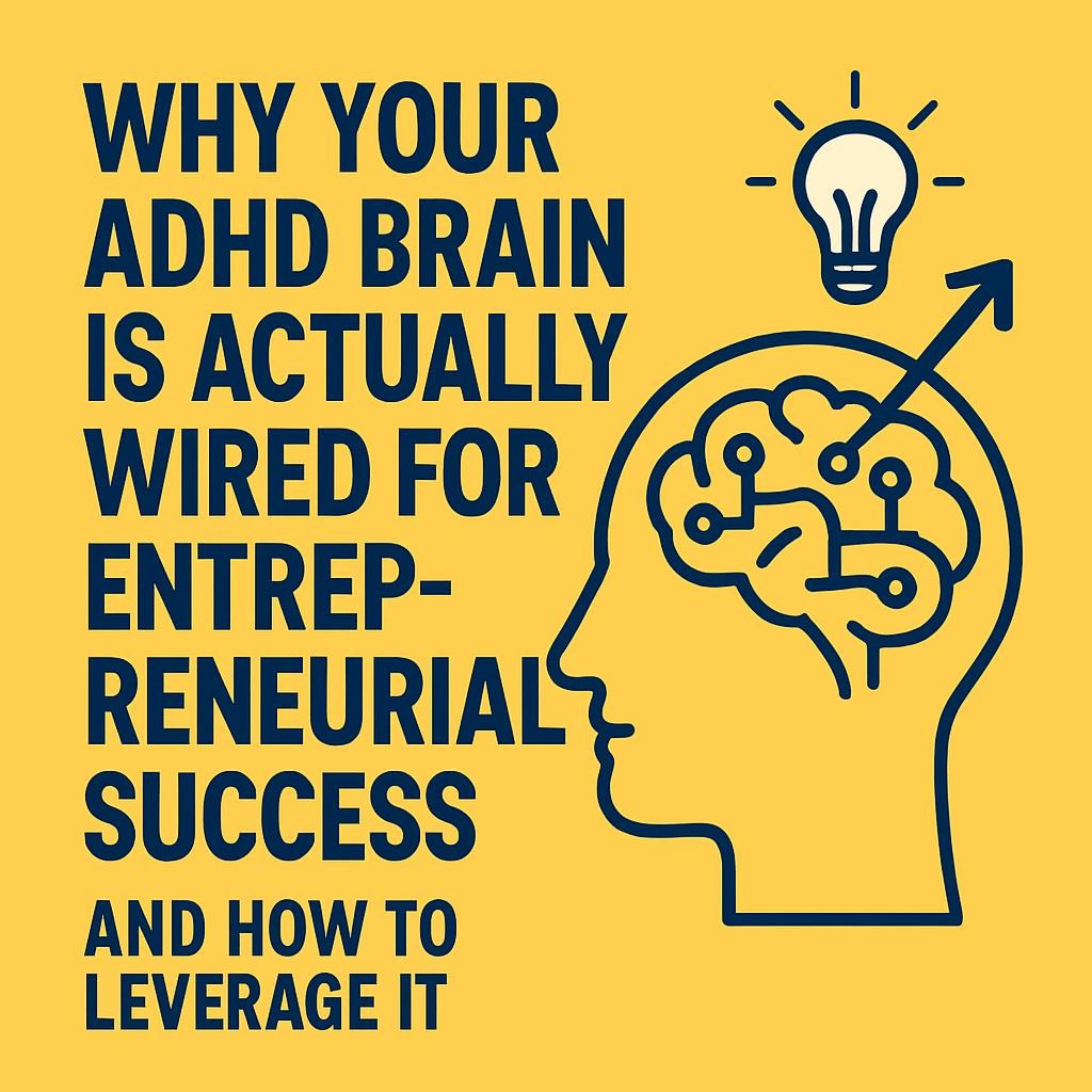 Why Your ADHD Brain Is Actually Wired for Entrepreneurial Success (And How to Leverage It)