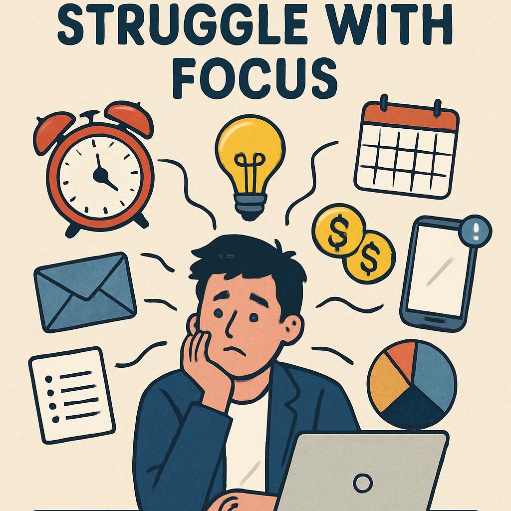 Why Entrepreneurs Struggle with Focus (And How to Fix It Without Burnout) Entrepreneur Coaching