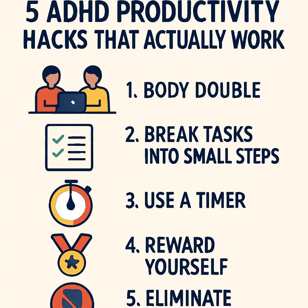 5 ADHD Productivity Hacks That Actually Work