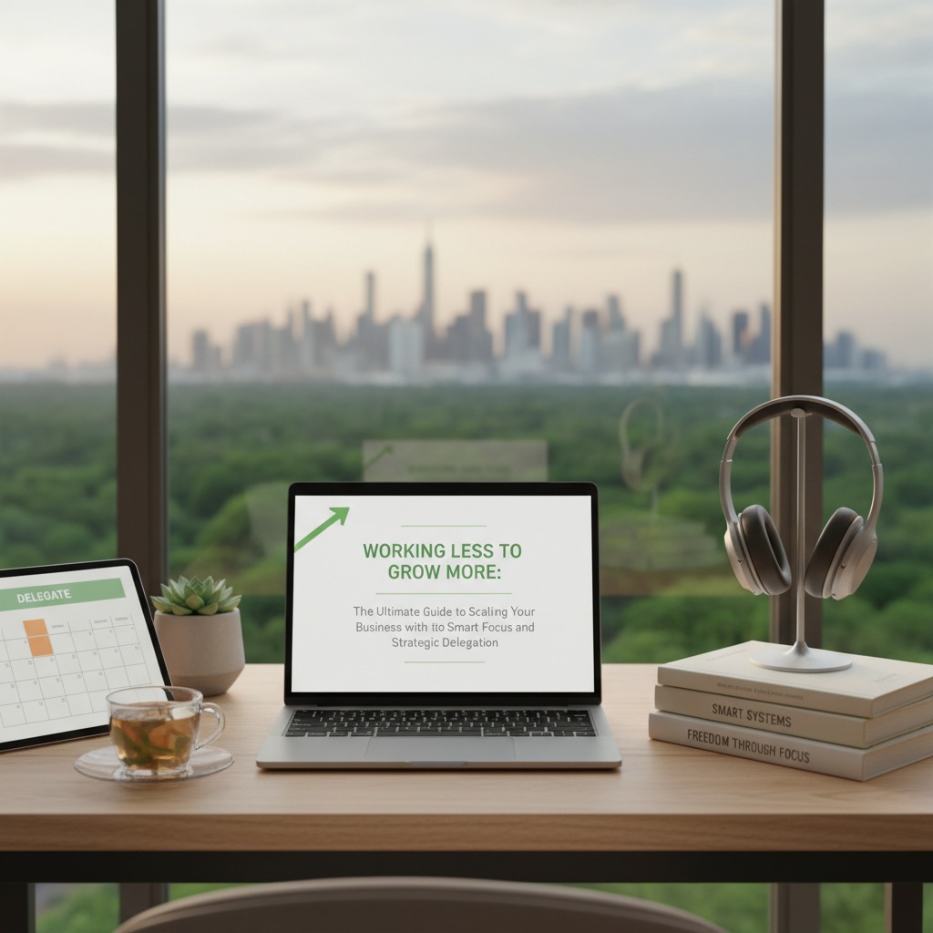 Working Less to Grow More: The Ultimate Guide to Scaling Your Business with Smart Focus and Strategic Delegation