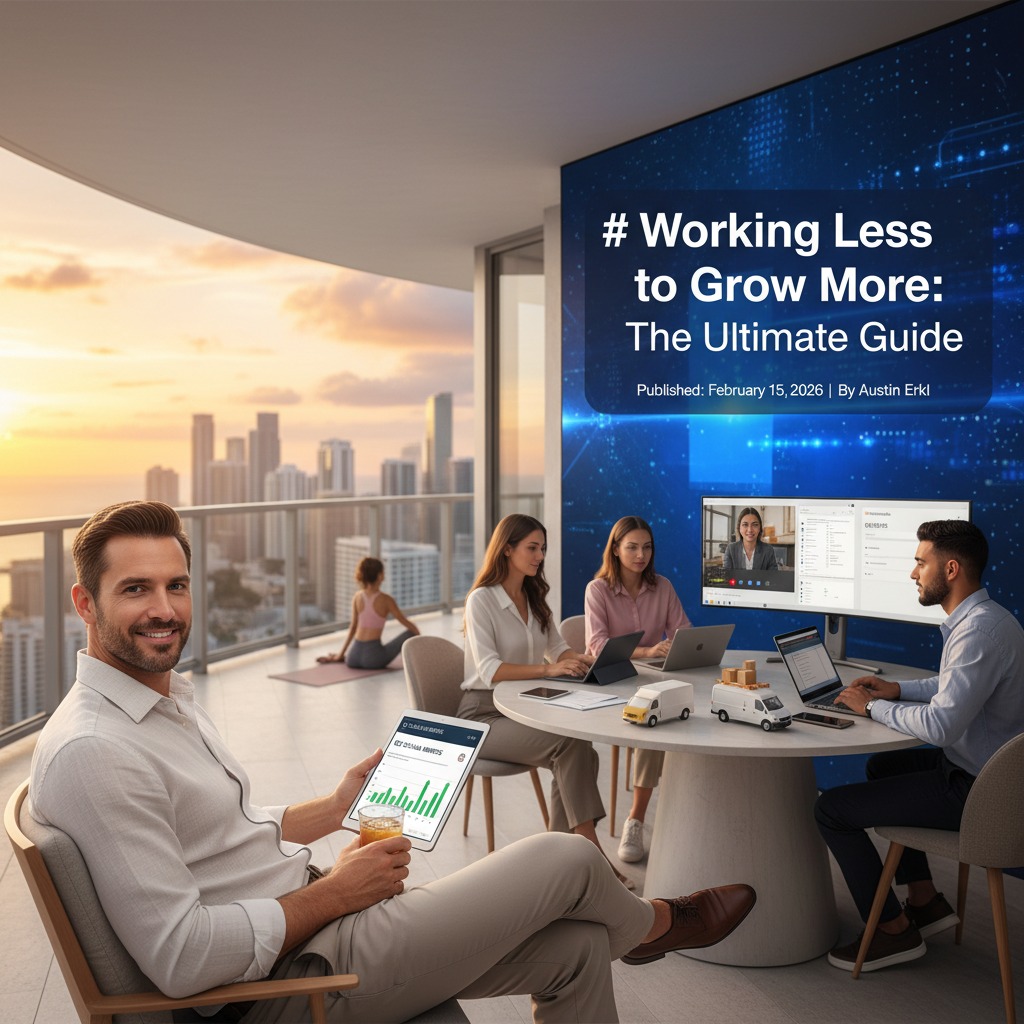 Working Less to Grow More: The Ultimate Guide to Scaling Your Business with Smart Focus and Strategic Delegation Entrepreneur Coaching