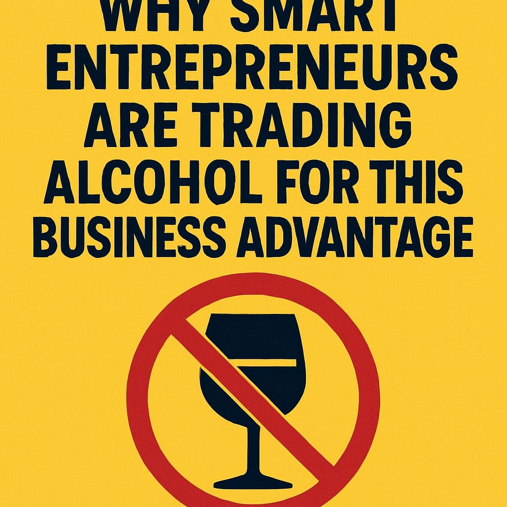 Why Smart Entrepreneurs Are Trading Alcohol For This Business Advantage