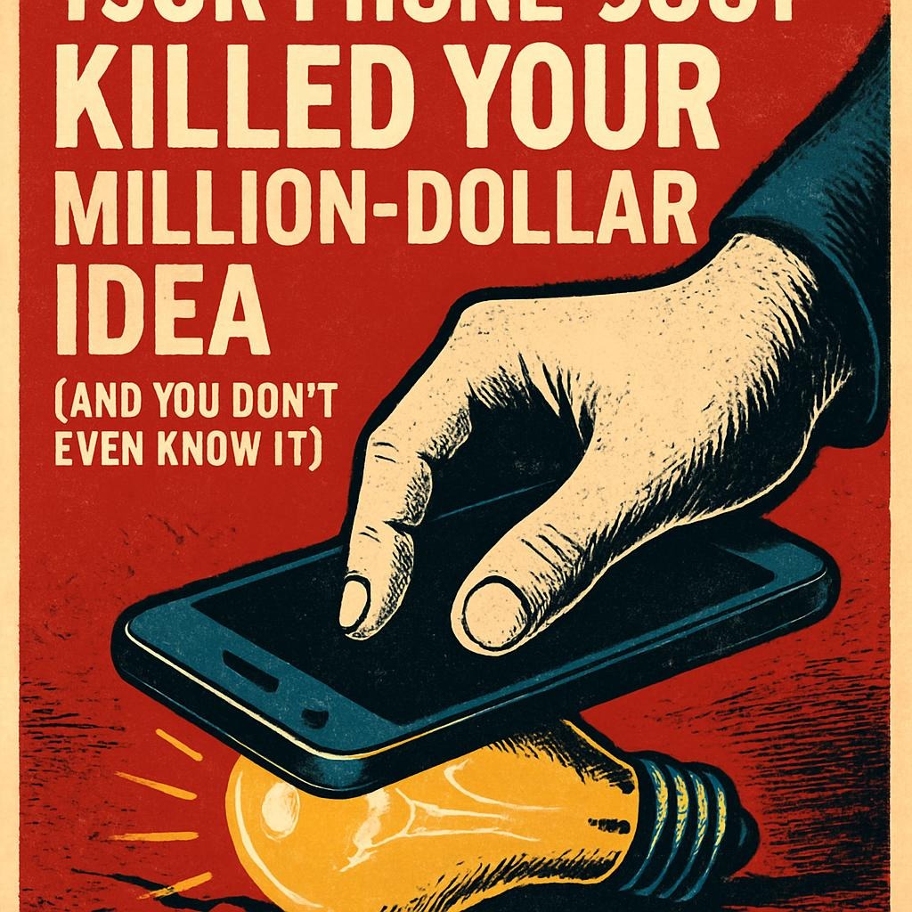 Your Phone Just Killed Your Million-Dollar Idea (And You Don’t Even Know It)