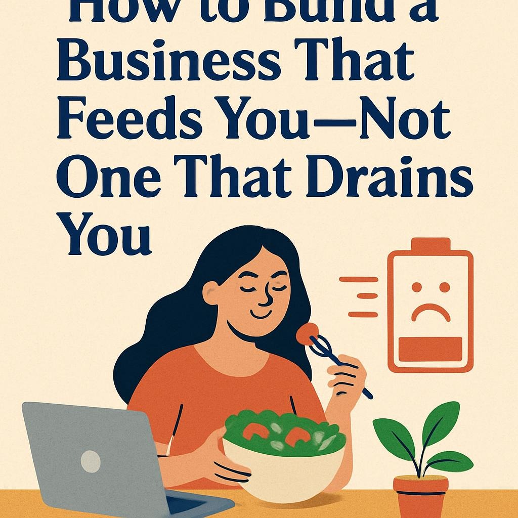 How to Build a Business That Feeds You—Not One That Drains You