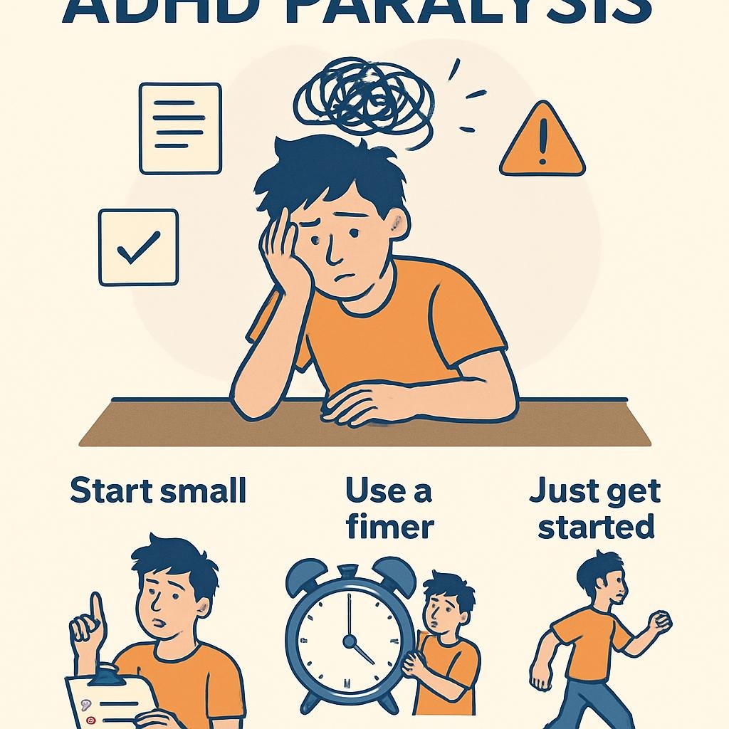 How to Overcome ADHD Paralysis and Get Into Action