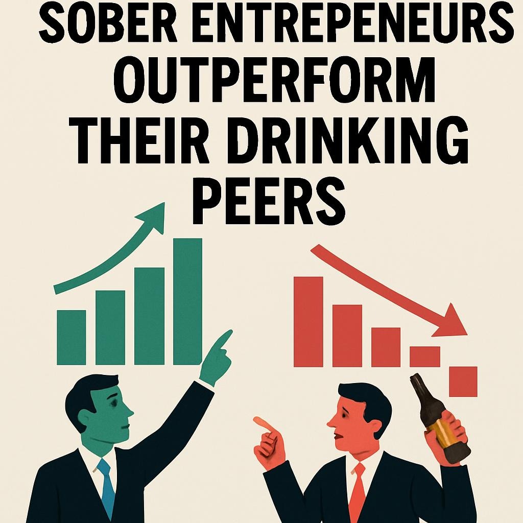 Sober Entrepreneurs Outperform Their Drinking Peers