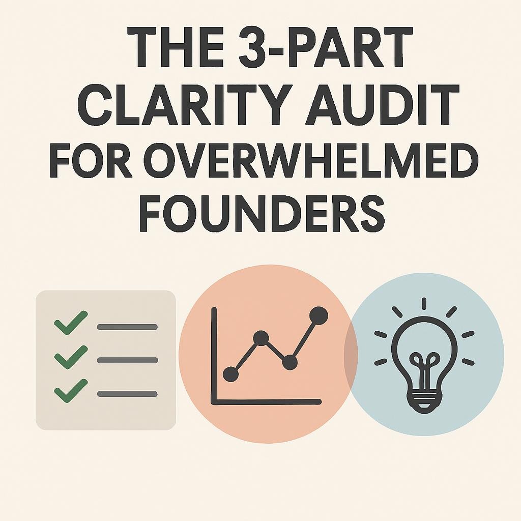 The 3-Part Clarity Audit for Overwhelmed Founders