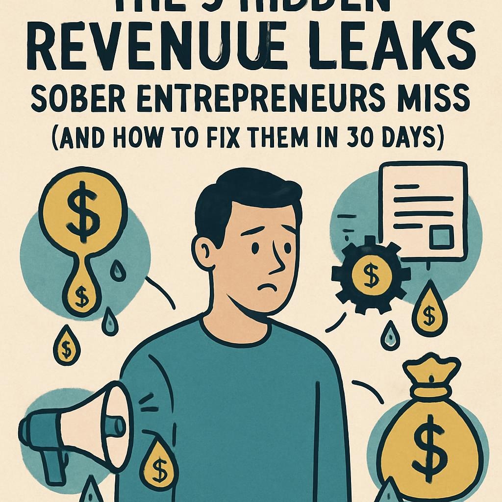 The 5 Hidden Revenue Leaks Sober Entrepreneurs Miss (And How to Fix Them in 30 Days)