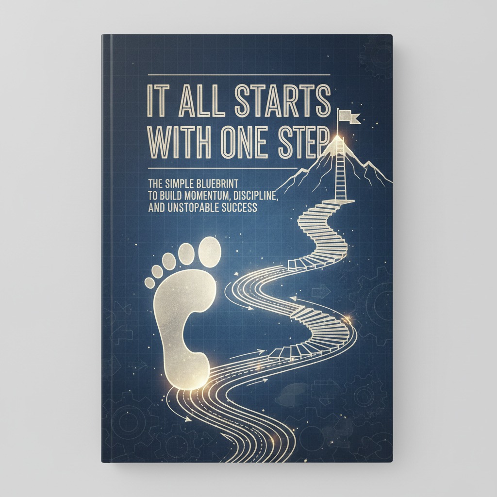 It All Starts With One Step: The Simple Blueprint to Build Momentum, Discipline, and Unstoppable Success
