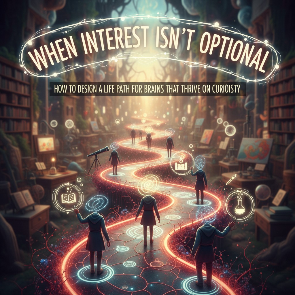 When Interest Isn’t Optional: How to Design a Life Path for Brains That Thrive on Curiosity