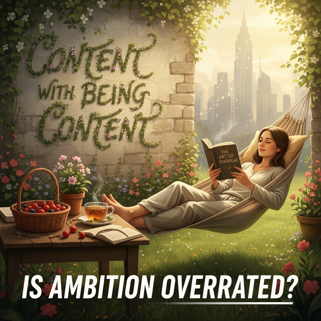 Content with Being Content: Is Ambition Overrated?