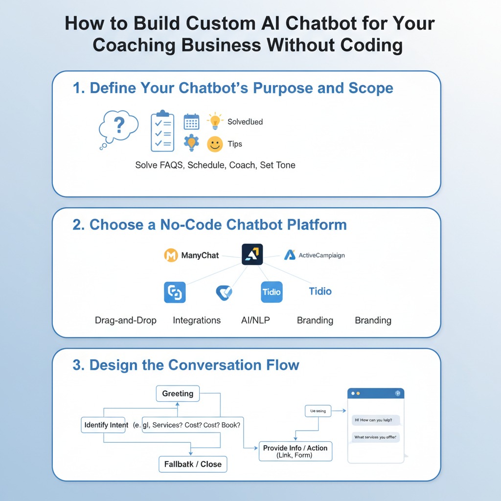 How to Build a Custom AI Chatbot for Your Coaching Business Without Coding